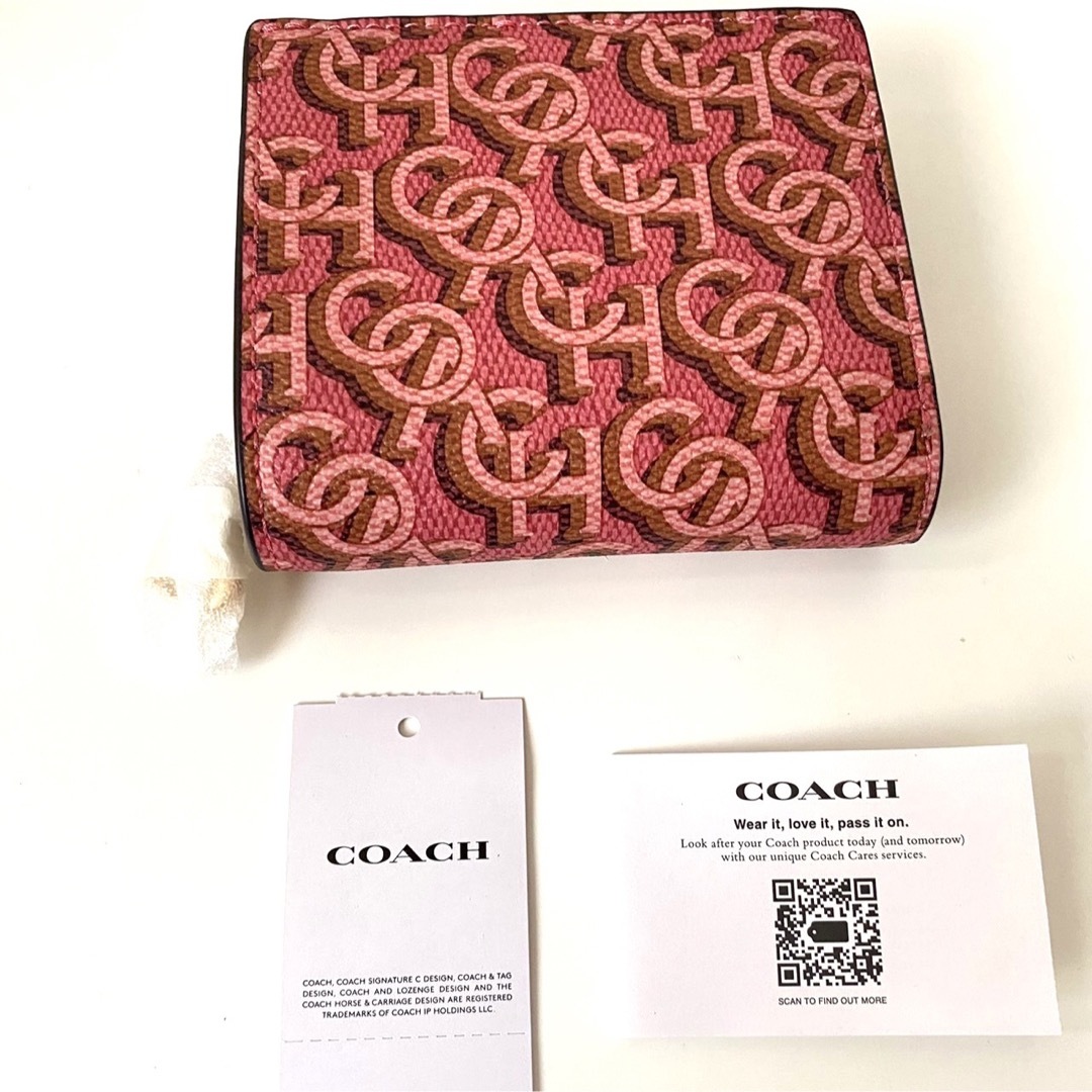 新品　coach コーチ　２つ折り財布