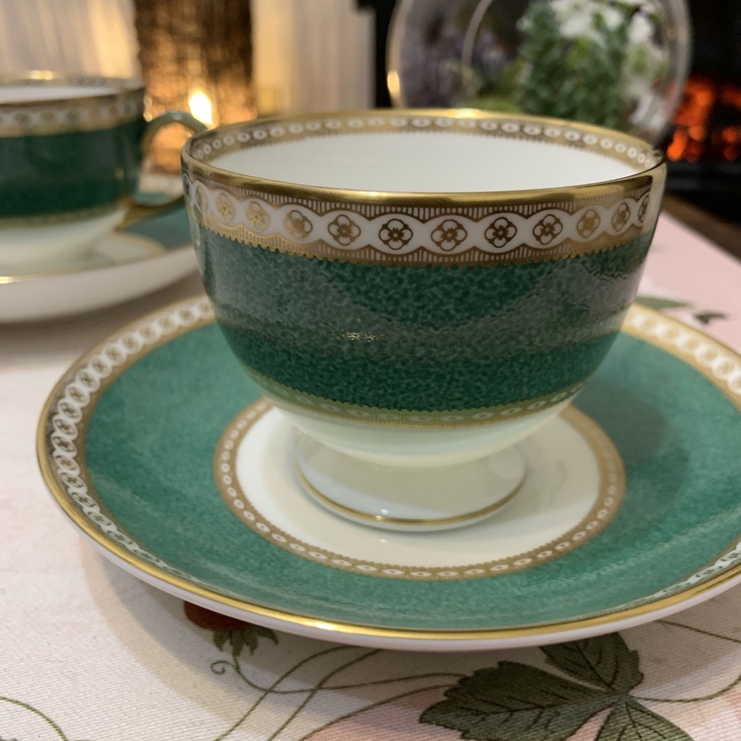 WEDGWOOD - 希少 ウェッジウッド ユーランダー パウダー グリーン リー