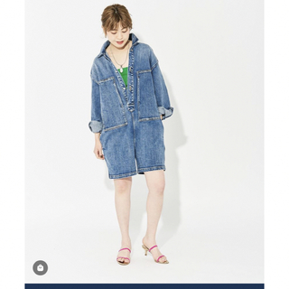Spick & Span - 5 1/2 ARMY DENIM JUMPSUIT の通販 by m.a.
