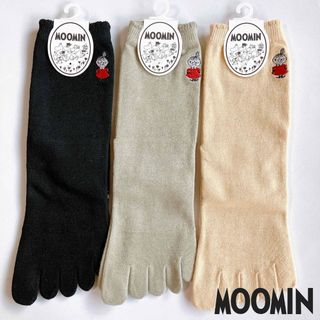 ムーミン(MOOMIN)のムーミン リトルミイ 5本指ソックス 3足 B(ソックス)