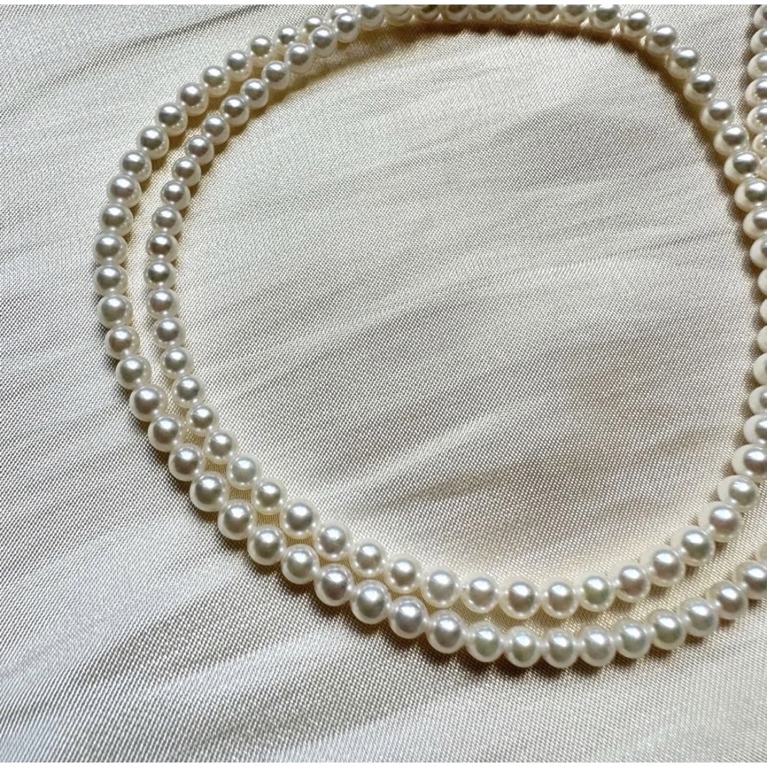 アコヤ真珠　3.0-3.5mm ベビーパールネックレス レディースのアクセサリー(ネックレス)の商品写真