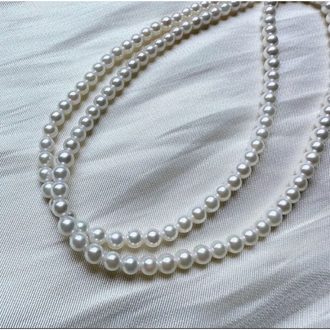 アコヤ真珠　3.0-3.5mm ベビーパールネックレス レディースのアクセサリー(ネックレス)の商品写真