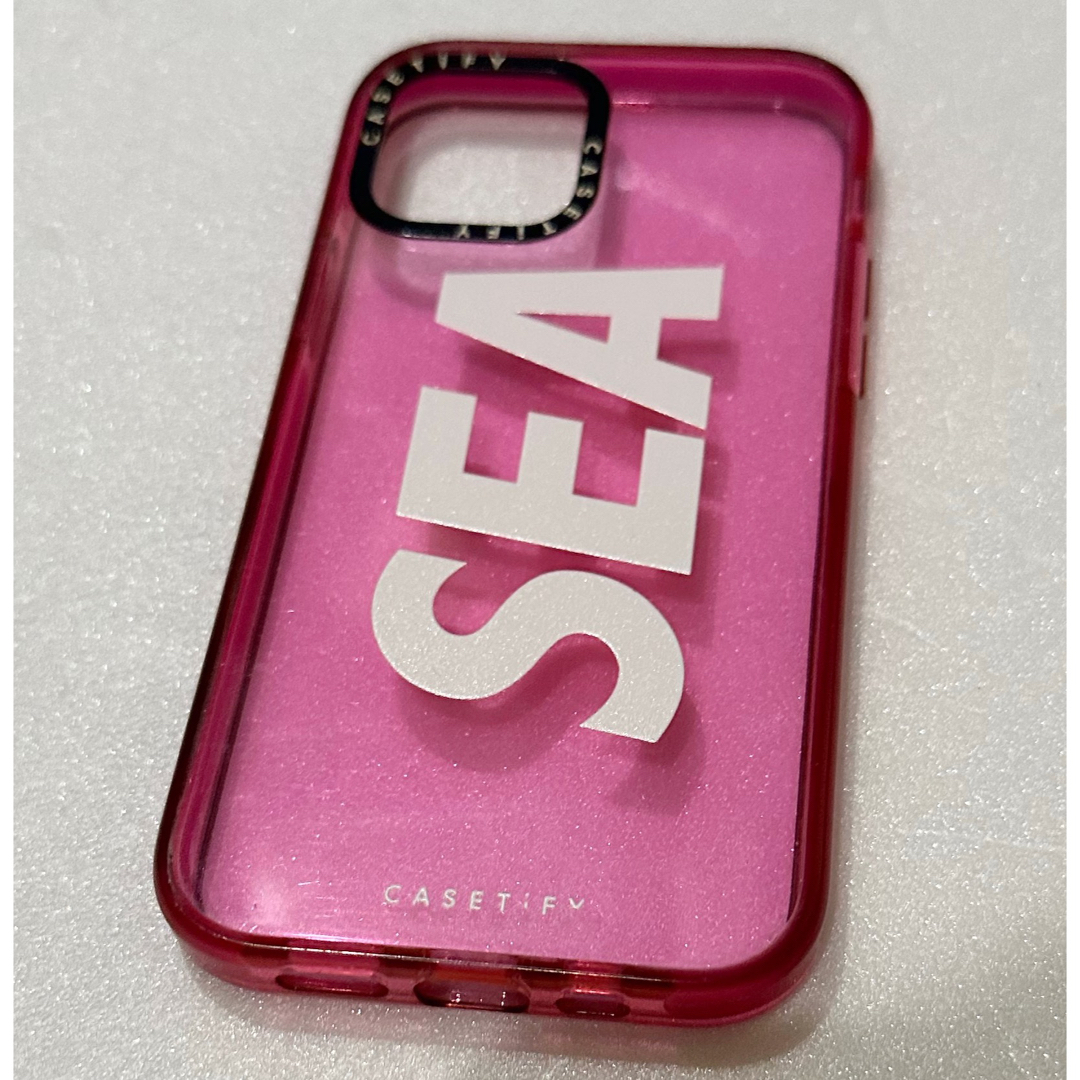 iPhoneケースCASETIFY × WIND AND SEA 携帯ケース　ピンク