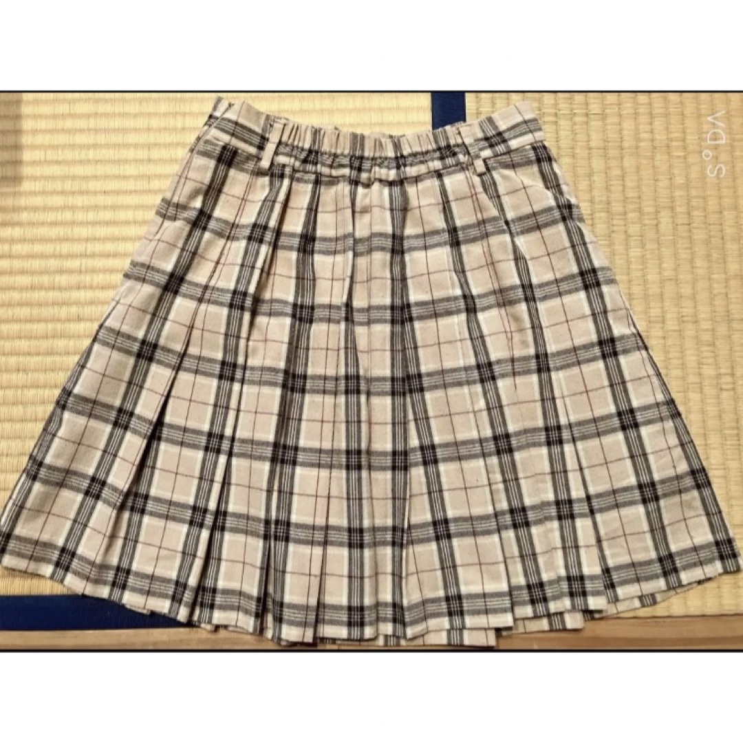 チェックスカート ミニ ひざ丈 プリーツ 韓国 ガーリー 学生 レディースのスカート(ミニスカート)の商品写真