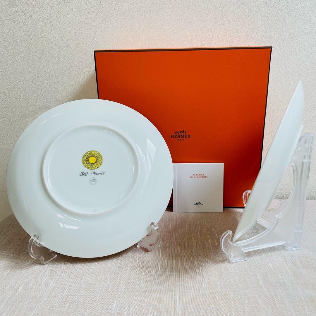 HERMES エルメス ソレイユ ドゥ ディナープレート セット 本州送料無料