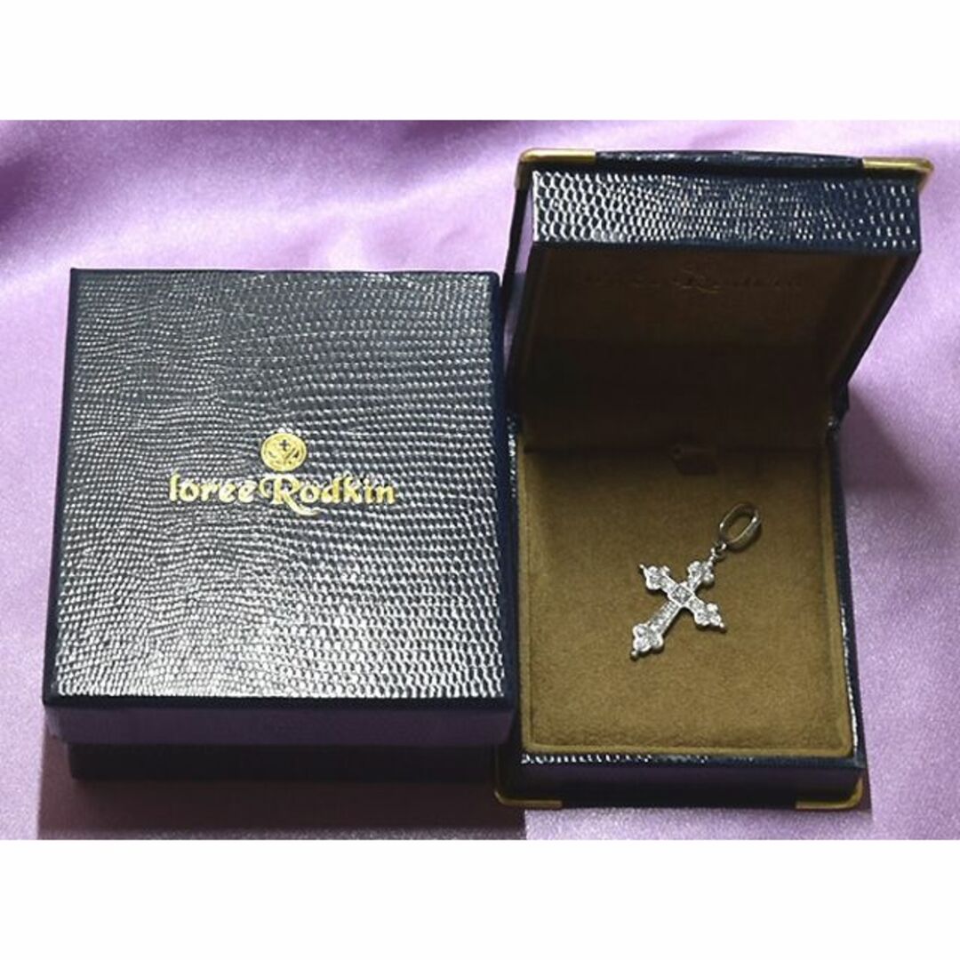 Loree Rodkin(ローリーロドキン)のLoree Rodkin Medium Gothic Cross WG/Dia レディースのアクセサリー(ネックレス)の商品写真