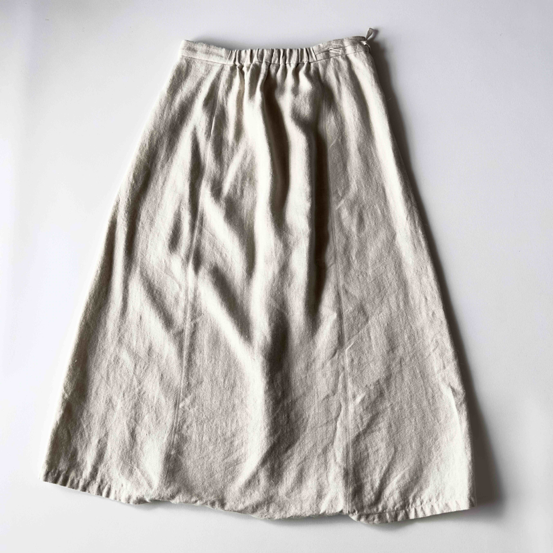 美品 evam eva ヘンプアルパカリネンサルエルパンツ フリーサイズ