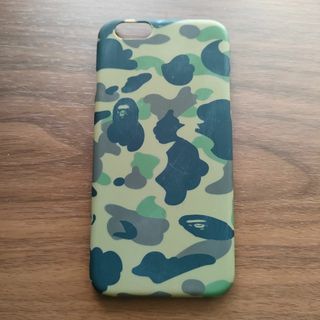 アベイシングエイプ(A BATHING APE)のiPhone6 アベイシングエイプ ABC CAMO カーキ 610d(iPhoneケース)