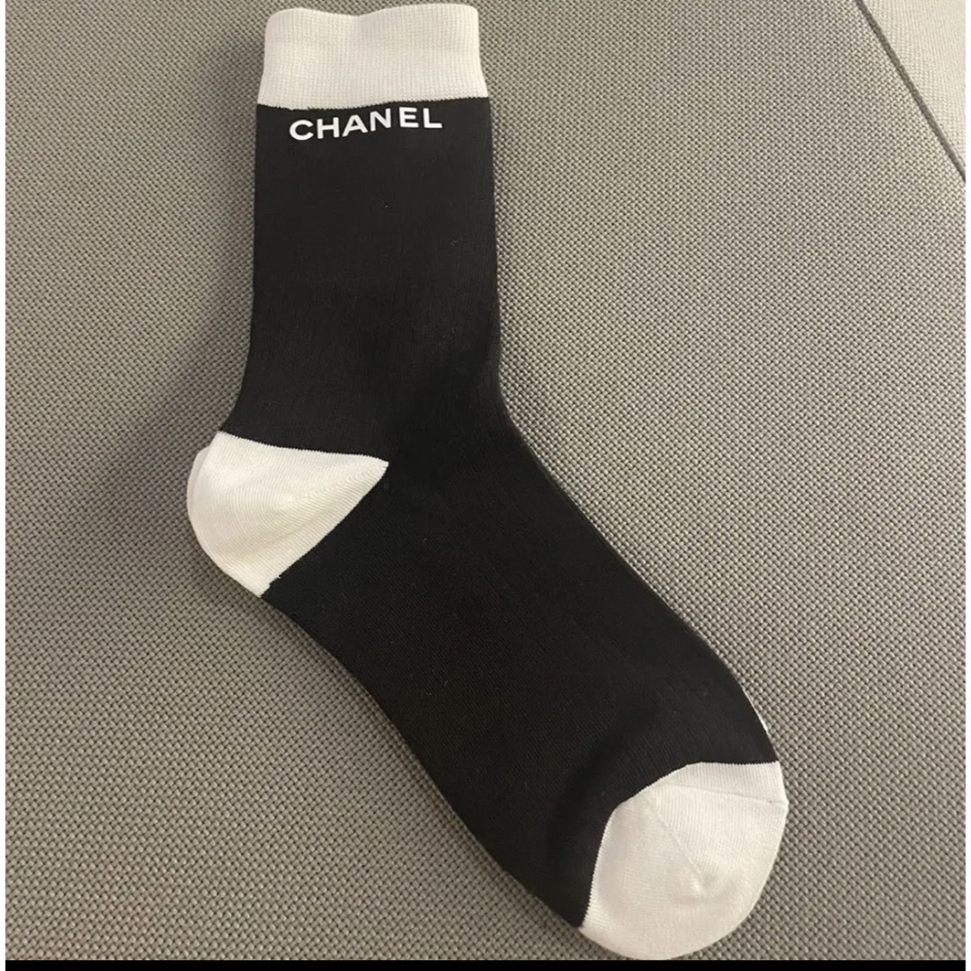 CHANEL(シャネル)のCHANEL ソックス 靴下 レディース フリーサイズ レディースのレッグウェア(ソックス)の商品写真