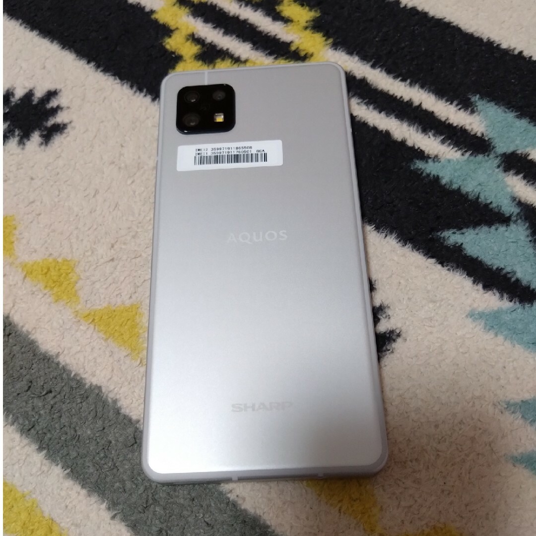 SHARP AQUOS sense6s SH-RM19s 64GB シルバー | monicacabral.com.br