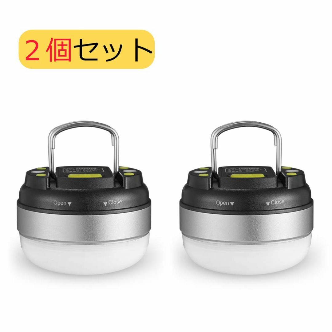 LEDランタン 電池式 【明るさ 130ルーメン/実用点灯7-27時間/防滴】3