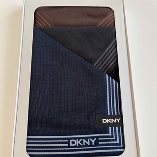 ダナキャランニューヨーク(DKNY)のDKNY新品未使用ハンカチ3枚セット(ハンカチ/ポケットチーフ)