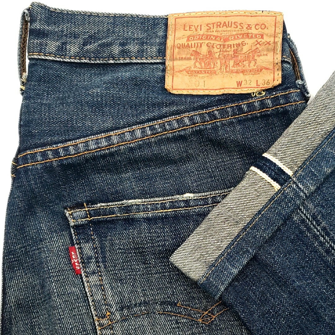 良サイズW32◆Levi's 66501◆日本製ビンテージ復刻ジーンズ 657