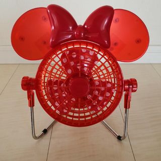 ディズニー(Disney)のミニー　扇風機　Disney　Minnie　卓上　ファン(キャラクターグッズ)