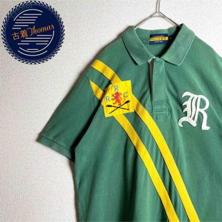 ポロラグビー(POLO RUGBY)の【ラガーシャツ　Rugby Ralph Lauren   刺繍　ビンテージ】(ポロシャツ)