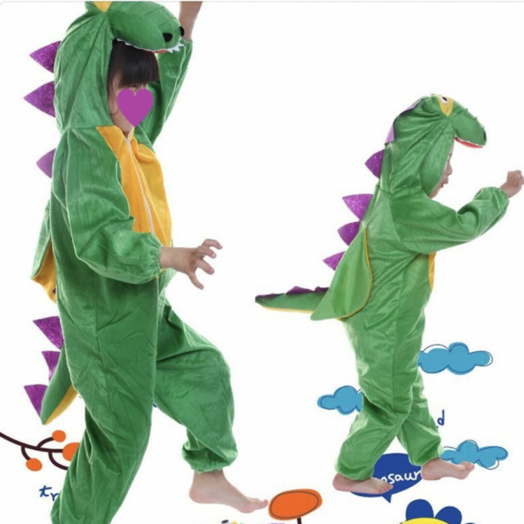 アニマル 着ぐるみ M コスプレ 恐竜 子供服 ハロウィン 動物 可愛い 個性的の通販 by azu's shop｜ラクマ