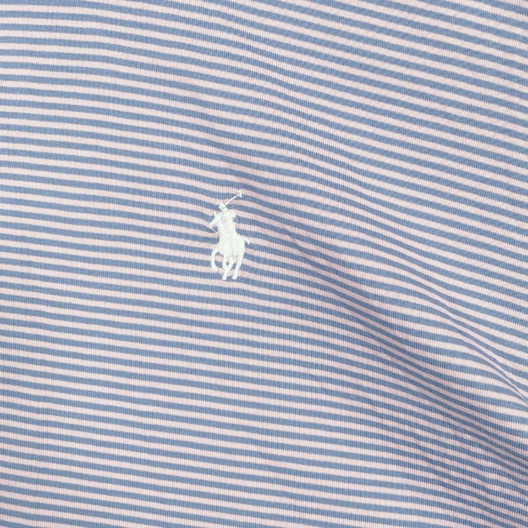Polo Golf(ポロゴルフ)の25q POLO GOLF 半袖ポロシャツ ボーダー柄 ポニー刺繍 メンズのトップス(ポロシャツ)の商品写真