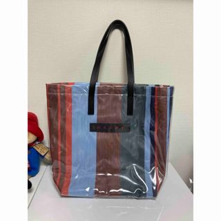 マルニ(Marni)の新品　marni トートバッグ　マルニ　MARNI GLOSSY ストライプ(トートバッグ)