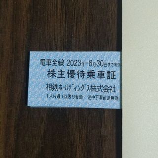 たけさ様専用 相鉄線　株主優待乗車証　乗車券  切符  2枚(その他)