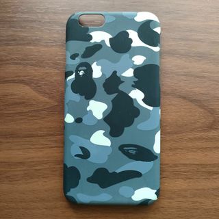 アベイシングエイプ(A BATHING APE)のiPhone6 アベイシングエイプ ABC CAMO あお 611c(iPhoneケース)