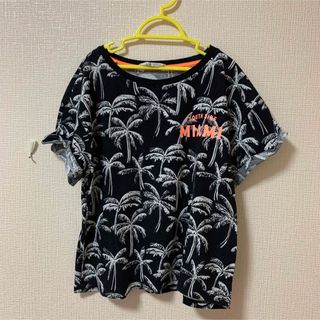 エイチアンドエム(H&M)のH&M★ヤシの木柄カットソー 160(Tシャツ/カットソー)