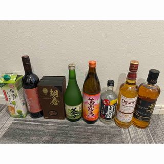 サントリー(サントリー)の【新品・未使用】焼酎　赤ワイン　ウイスキー　日本酒　リキュール　8本セット(ウイスキー)