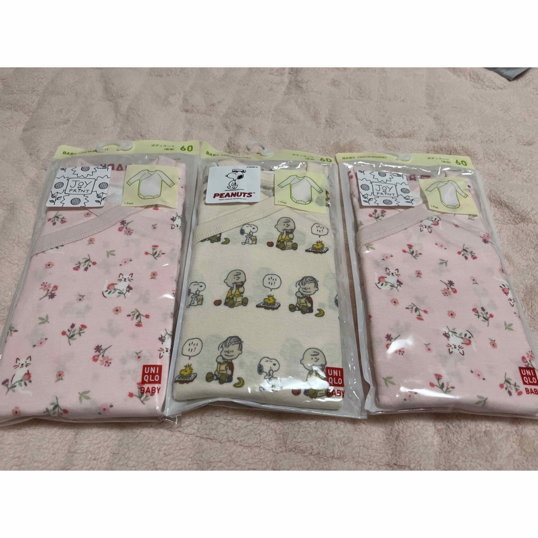 UNIQLO ユニクロ 長袖ボディスーツ 60の通販 by ♡|ユニクロならラクマ ボディースーツ ねこ 長袖 60cm リチャード・スキャリー