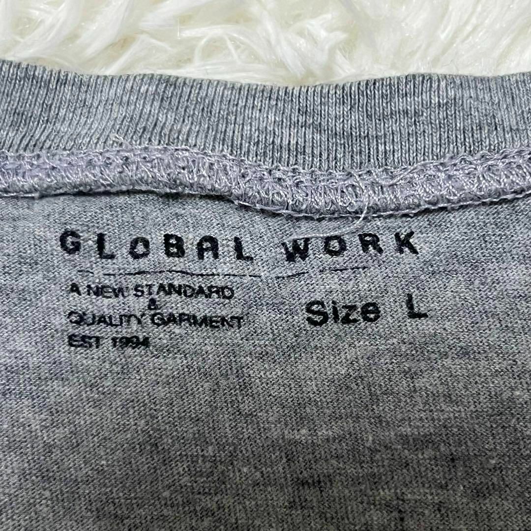 GLOBAL WORK(グローバルワーク)のGLOBAL WORK グローバルワーク タンクトップ グレー L メンズのトップス(Tシャツ/カットソー(半袖/袖なし))の商品写真