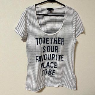 【90s ヴィンテージ】トミーヒルフィガー 半袖Tシャツ ボーダー柄 Mサイズ