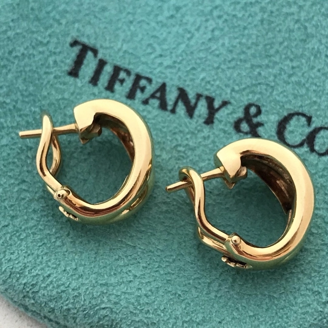 Tiffany K18YGヴィンテージ 2wayピアス希少美品 品質販売 アクセサリー
