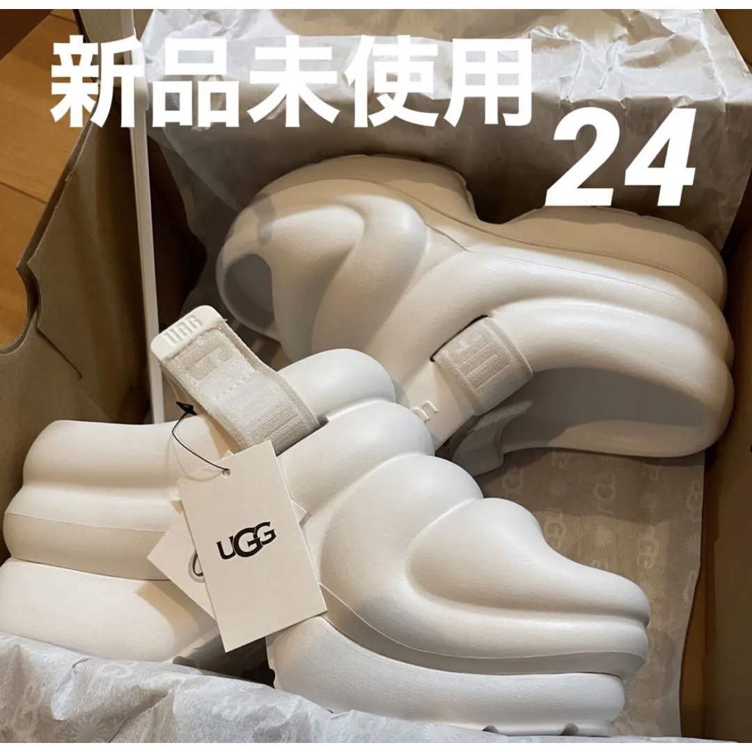 新品未使用 入手困難 UGG アグ アーイヤー サンダル 厚底 24cm