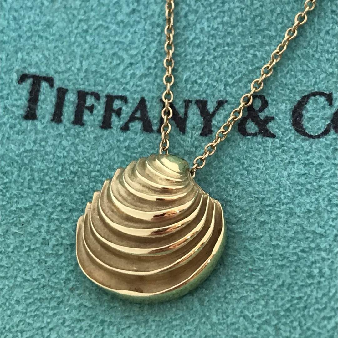 Tiffany K18YG ヴィンテージ シェル ネックレス希少美品 | フリマアプリ ラクマ