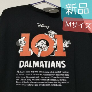 ディズニー(Disney)の新品 101匹わんちゃん Tシャツ ディズニー 半袖 メンズ 犬 刺繍 シャツ(キャラクターグッズ)