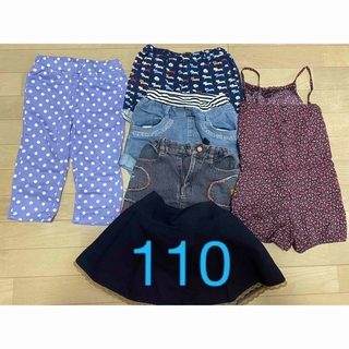ユニクロ(UNIQLO)の110 まとめ売り　女の子　スカート　パンツ(パンツ/スパッツ)