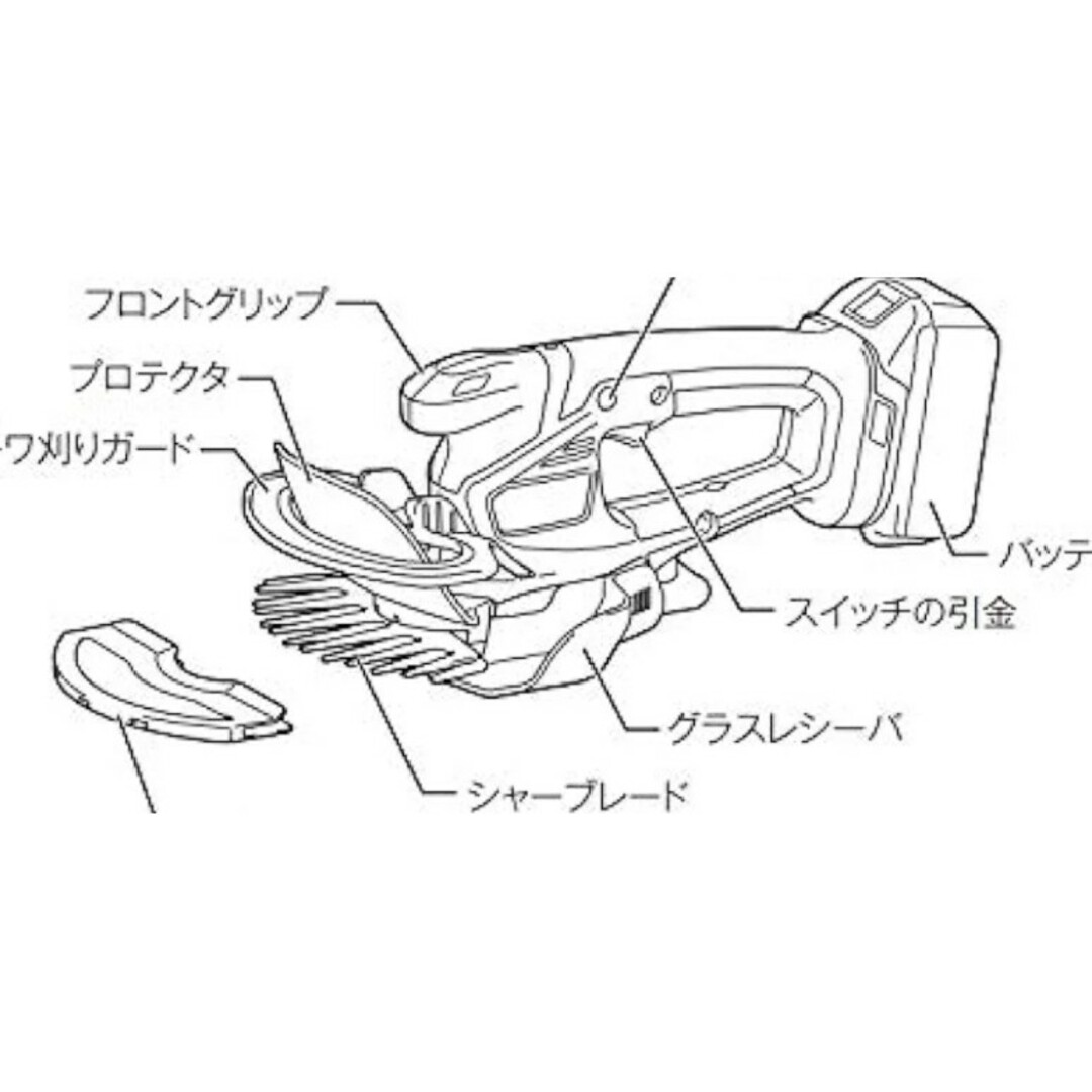 Makita マキタ 充電式18V 芝生バリカン MUM604DRFの通販 by oz｜マキタならラクマ