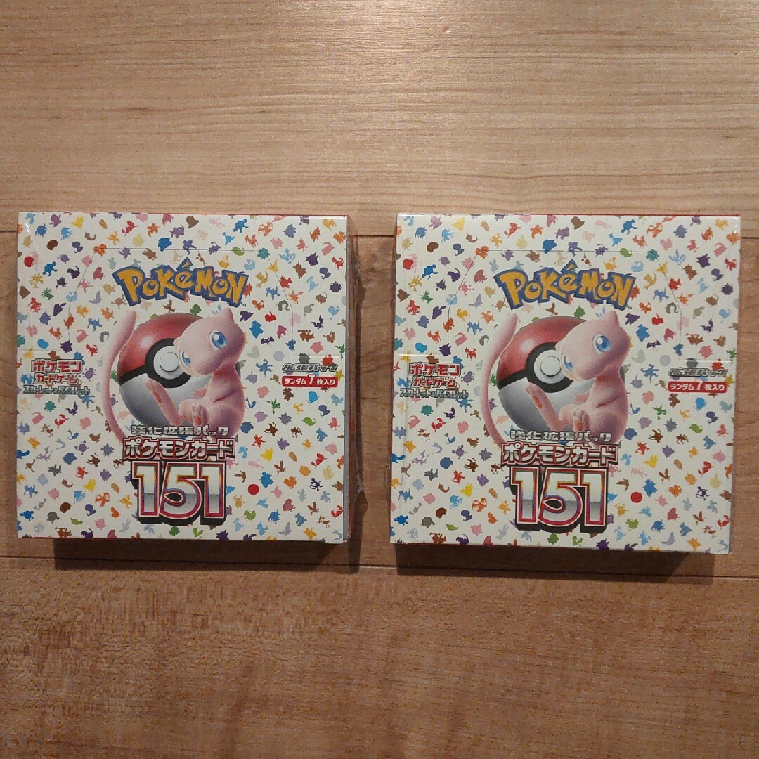 ポケモンカード　151 box  2box  シュリンク付き