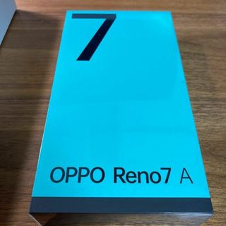 オッポ(OPPO)の【新品未開封】Reno7 A CPH2353 128GB スターリーブラック(スマートフォン本体)