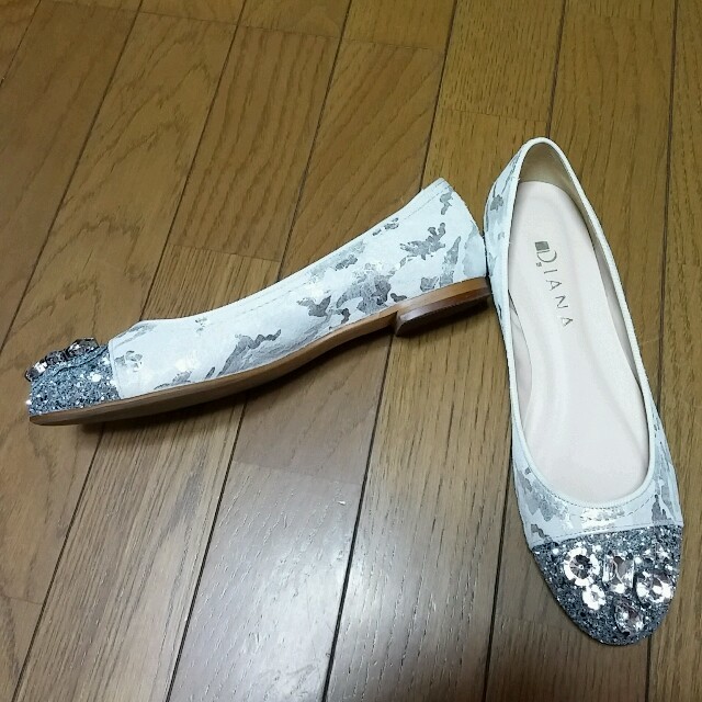 24cm   ダイアナ　ビジューローヒールパンプス