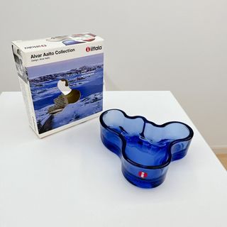 イッタラ(iittala)の美品 イッタラ iittala アアルト ボウル bowl ウルトラマリンブルー(置物)