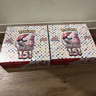 ポケモン(ポケモン)のポケモンカード 151 2box シュリンクなし(Box/デッキ/パック)