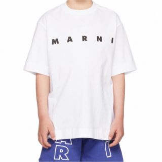 MARNI シンプルロゴTシャツ　ホワイト　14Y  L相当　新品未使用