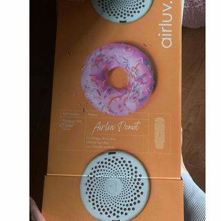 に初値下げ! エアラブ2 ドーナツ 新品 ネイビー クリーム クマ ファン