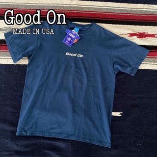 グッドオン(Good On)の未使用 Good On ロゴエンブレムショートスリーブ 刺繍Tシャツ USA製(Tシャツ/カットソー(半袖/袖なし))