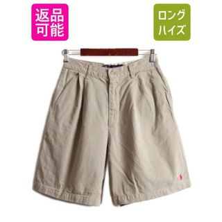 ラルフローレン(Ralph Lauren)の80s USA製 ラルフローレン 2タック チノ ショートパンツ S ショーツ(ショートパンツ)