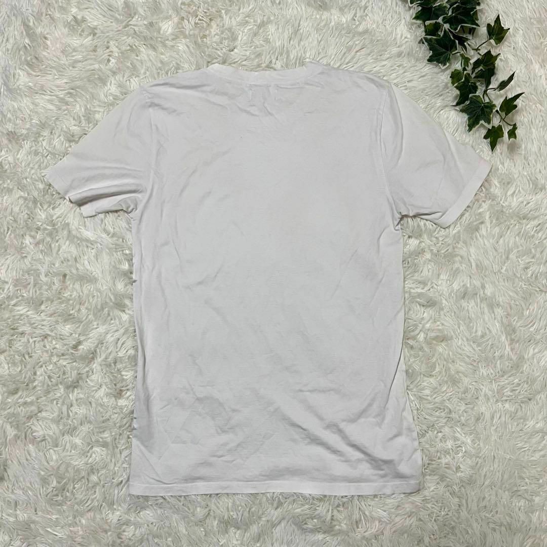 ZARA(ザラ)のZARA ザラ ロゴ Tシャツ ホワイト XS レディースのトップス(Tシャツ(半袖/袖なし))の商品写真