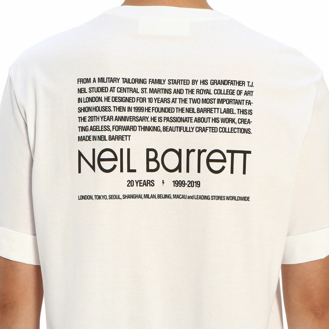 NEIL BARRETT - 中古NEILBARRETT異素材切替袖変形オーバーサイズT