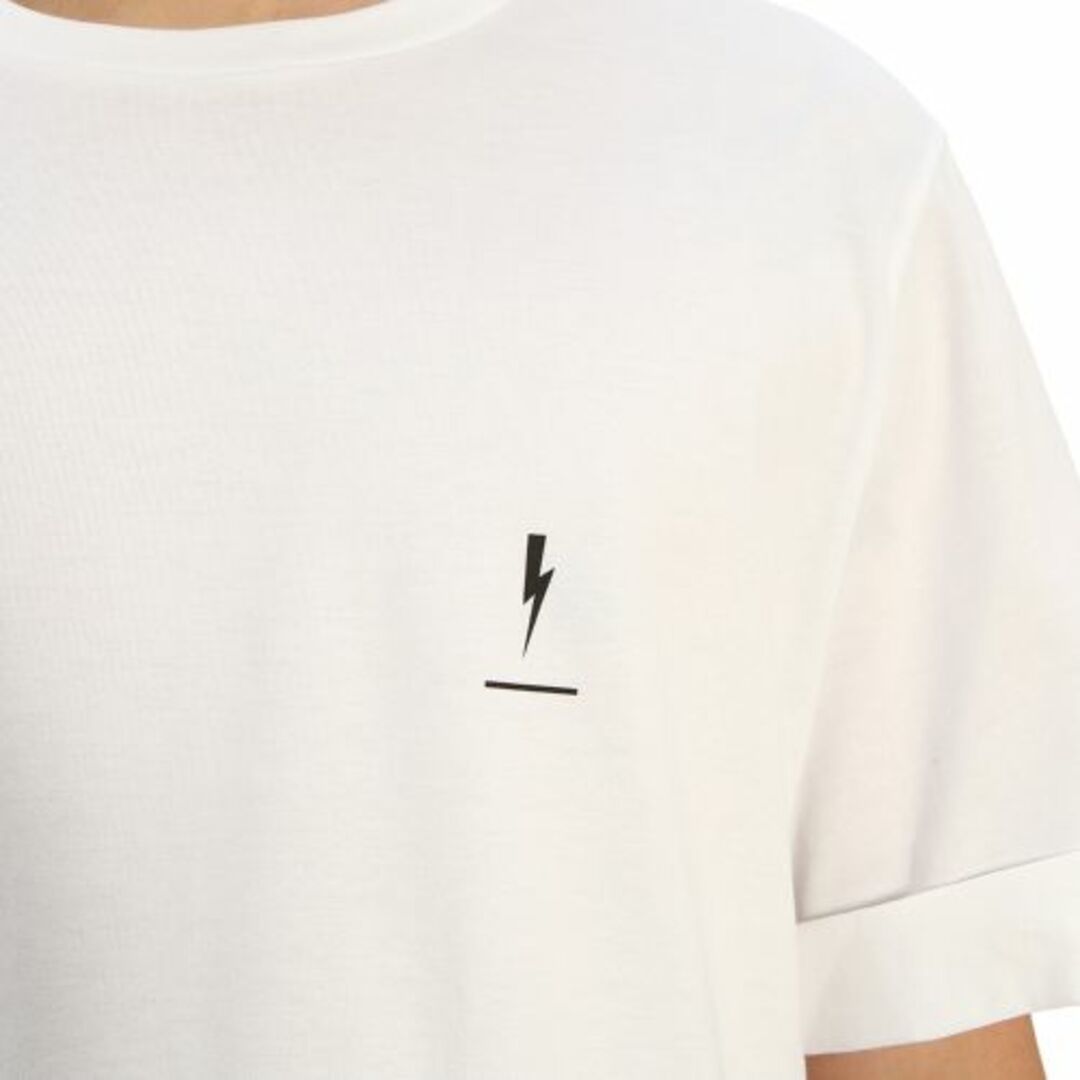 NEIL BARRETT(ニールバレット)の中古NEILBARRETT異素材切替袖変形オーバーサイズＴシャツ メンズのトップス(Tシャツ/カットソー(半袖/袖なし))の商品写真
