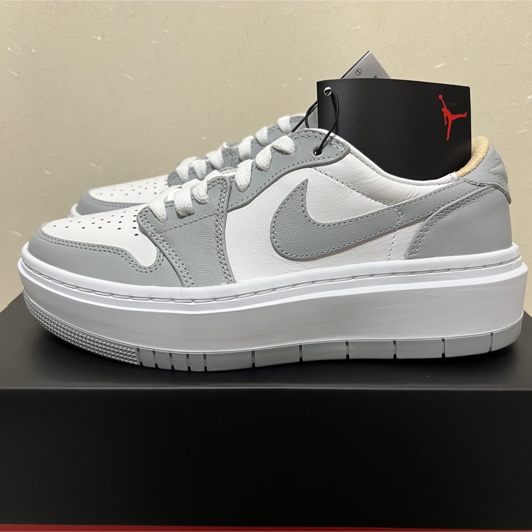 NIKE - ナイキ ウィメンズ エア ジョーダン 1 エレベート グレー 24cm