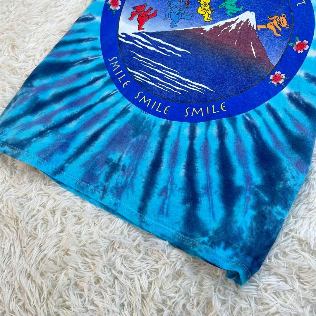 【90s・公式】グレイトフルデッド　Tシャツ　タイダイ染め　富士山　デッドベアー