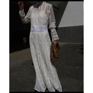 アメリヴィンテージ(Ameri VINTAGE)のAmeri vintage LIMITED VINTAGE LACE DRESS(ロングドレス)